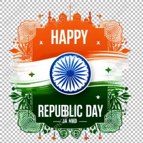 Happy republic day design