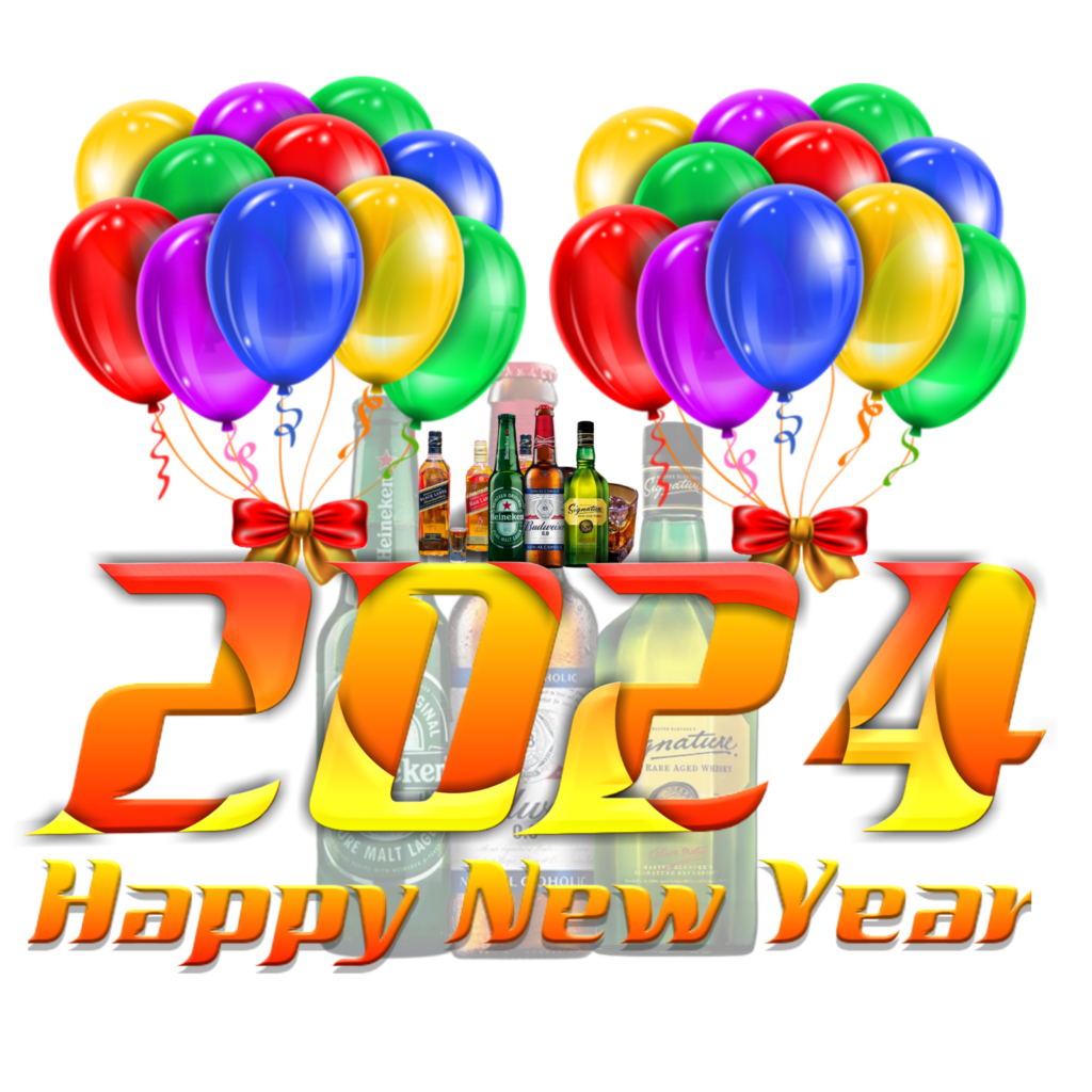 Happy new year 2024 PNG image PNG Mark free HQ png images, vactor