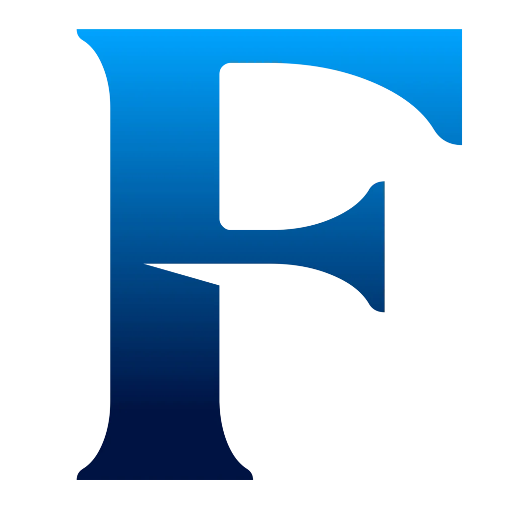 Blue F alphabet png | Pngmark