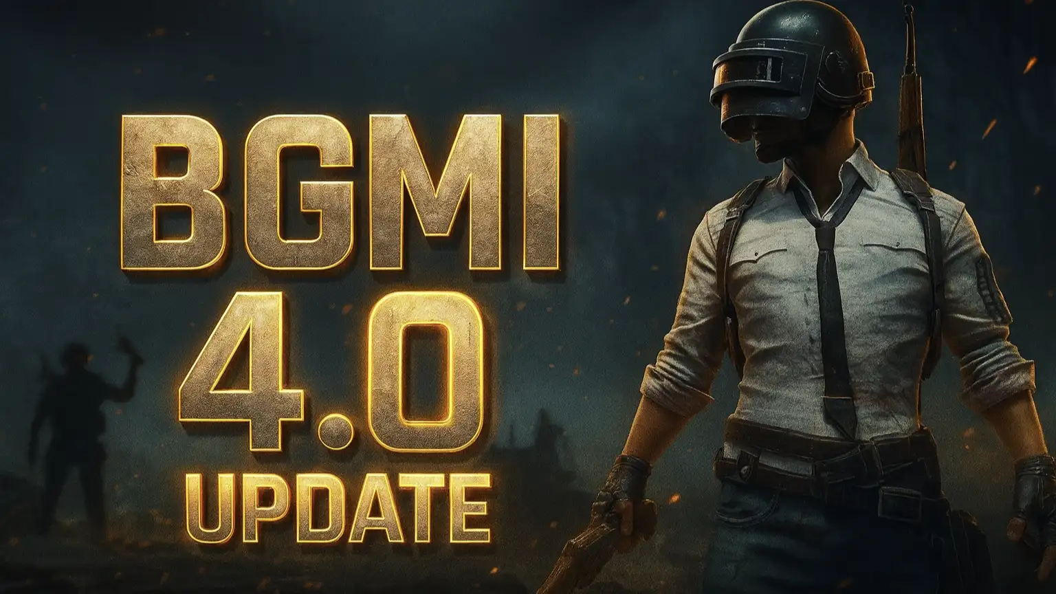 BGMI new update 4.0 poster art – cinematic spooky theme